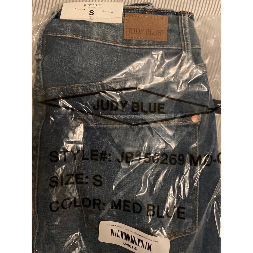 judy blue tummy control shorts JUDY BLUE SHORTS judy blue jeans size small NWT - Picture 10 of 10